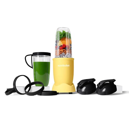 Nutribullet NB9-1301ALW Pro 13 Pcs Matte All Yellow, 900W Food Blender | Amazon (US)