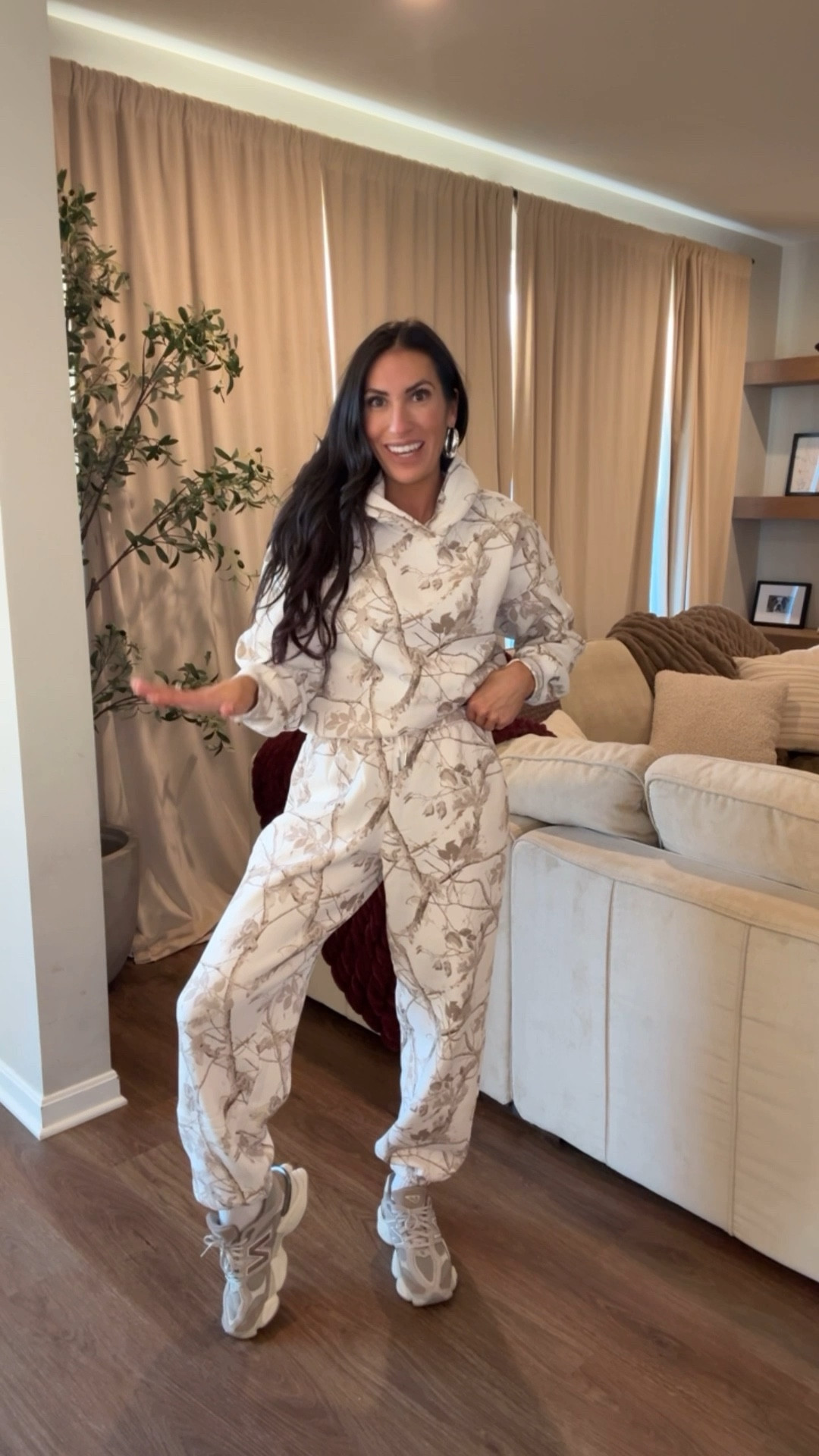 Wearing this camo set today! 
On sale ❤️
So so soft wearing small in top & small long in the sweats! Great if you’re tall - I’m 5’9
OOTD
Abercrombie matching set 


#LTKTall #LTKdayinmylife #LTKmomlife