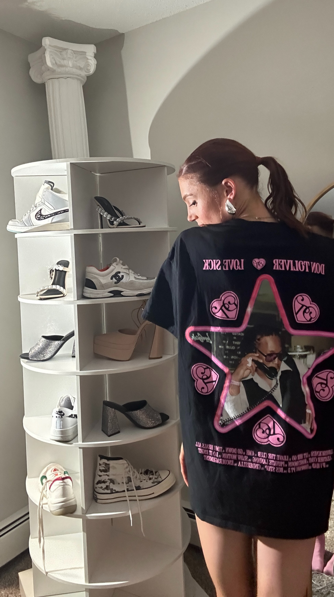 The life changing shoe organizer 
Spinning shoe organizer 
Amazon home 
Walmart home 
Shoe organization 
Closet organization 
Don Toliver 

#LTKshoecrush #LTKGiftGuide #LTKhome