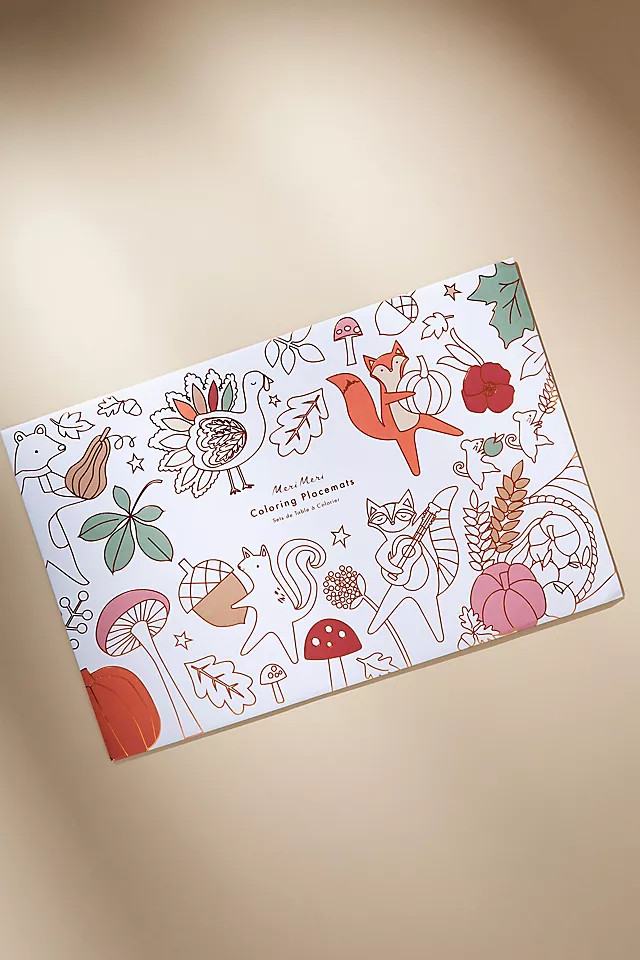 Thanksgiving Coloring Placemats, Set of 8 | Anthropologie (US)