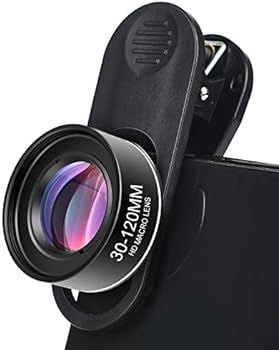 Jevocom 30-120mm Long Range Macro Lens, for ipad,iPhone,Samsung, Android, Pixel,Phone Macro Lens | Amazon (US)
