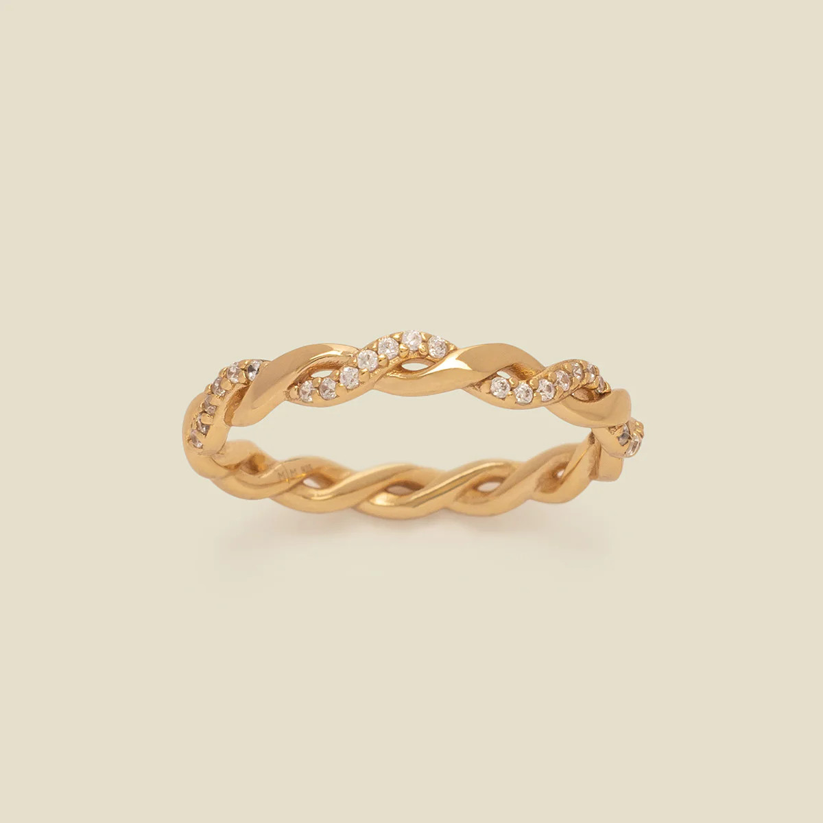 CZ Laurel Ring | Made by Mary (US)