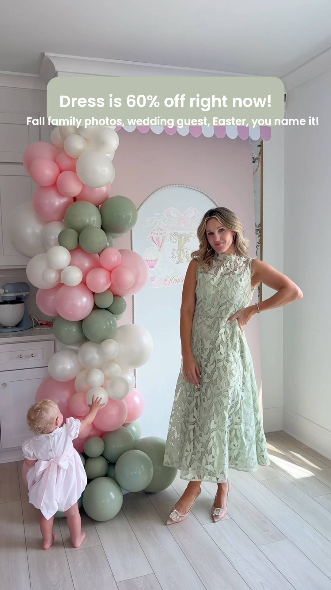 literally sick that i paid full price for this a few weeks ago 🫠 weaing medium!!!
fall family photo dress
Easter dress
Fall weddingg guest dress
Elliatt 
Sage green dress
Midi dress
Grandmillenial
1st birthdayy party
Mom outfit

#LTKSaleAlert #LTKWorkwear #LTKootd