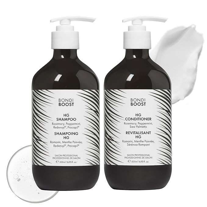 BondiBoost HG Anti-Thinning Shampoo Conditioner Set [16.90 fl oz each], Clinically Tested to Prom... | Amazon (US)