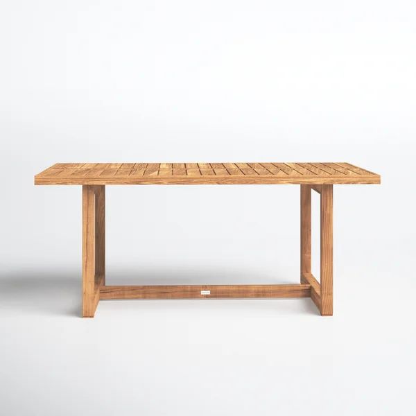 Melrose Teak Outdoor Dining Table | Wayfair North America