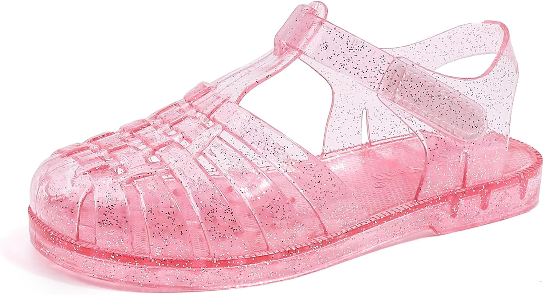 GUGUYeah Jelly Sandals for Girls,Closed Toe Princess Costume Summer Dress Shoes Fisherman Gladiat... | Amazon (US)