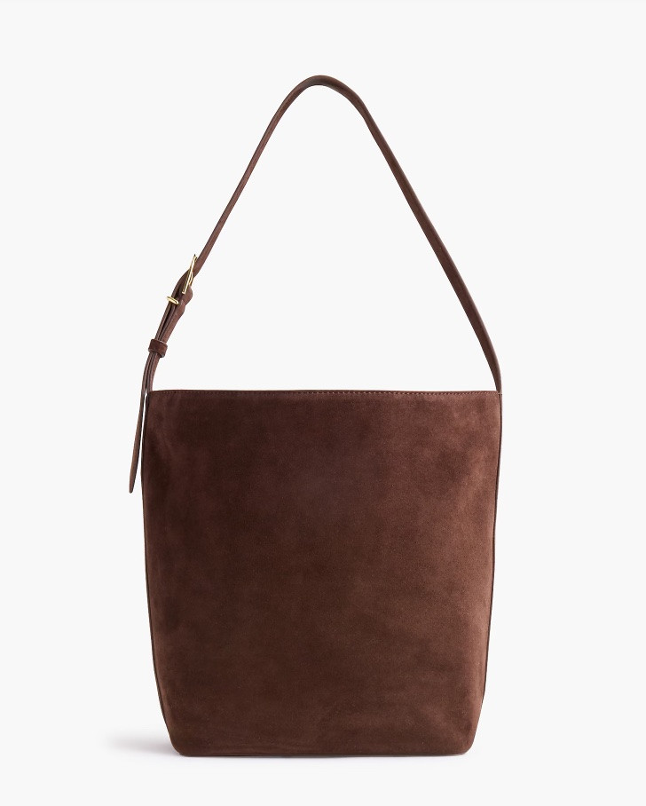 Suede bucket bag under $100 - in brown, tan, and burgundy!

#LTKSeasonal #LTKSaleAlert