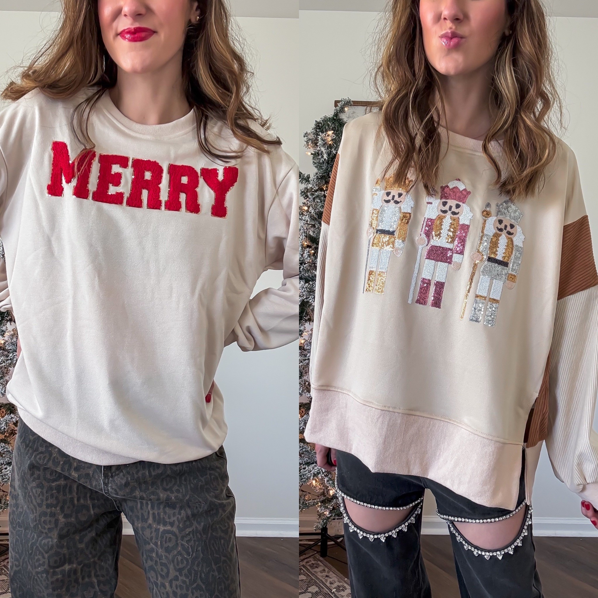 Holiday sweatshirts from Amazon that are perfect for holiday parties! 

#LTKHoliday