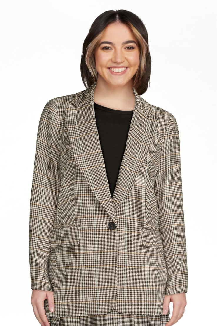 Free Assembly Women's Slim Single-Breasted Blazer, Sizes XS-XXL | Walmart (US)