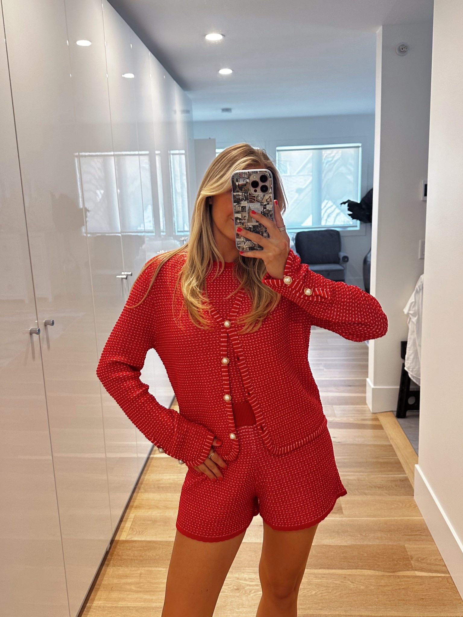 The perfect red knit set! ❤️ the pearl button details are so cute. It’s giving a Chanel vibe and I love it so much. 

#LTKSeasonal #LTKWorkwear #LTKStyleTip