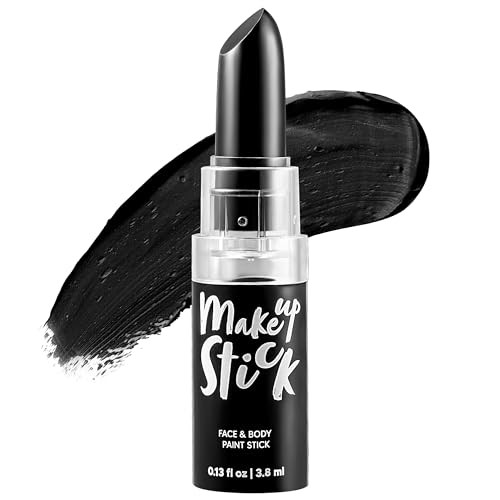 Spooktacular Creations Halloween Face Body Paint Black Lipstick for Adult and Kids, Clown SFX Foundation Cream Makeup for Sports Festival or Stage Makeup Cosplay Party Dress Up (0.13 Oz) | Amazon (US)