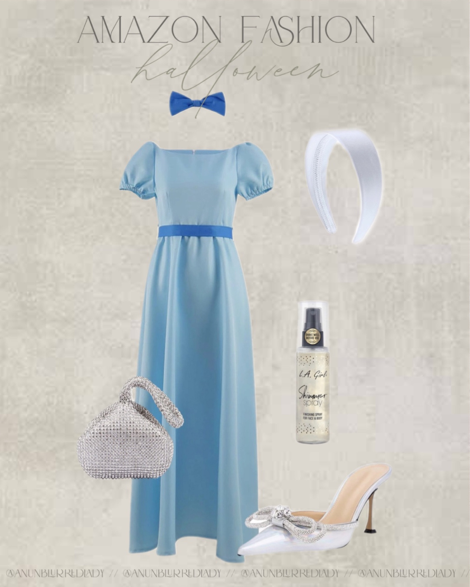 white dress shirt with blue pants Wendy Darling nightgown – MJcostume main image 0