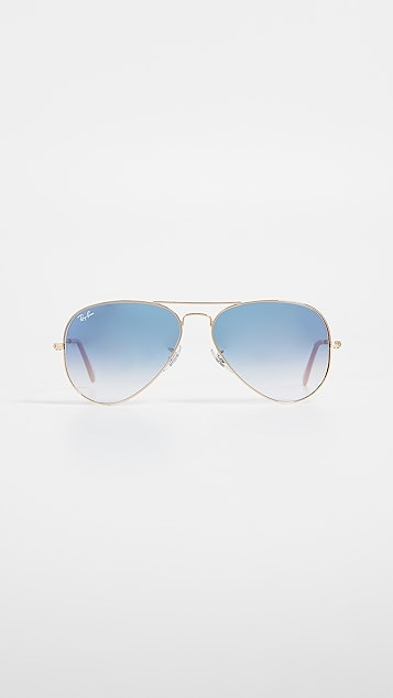 RB3025 Classic Aviator Gradient Sunglasses | Shopbop