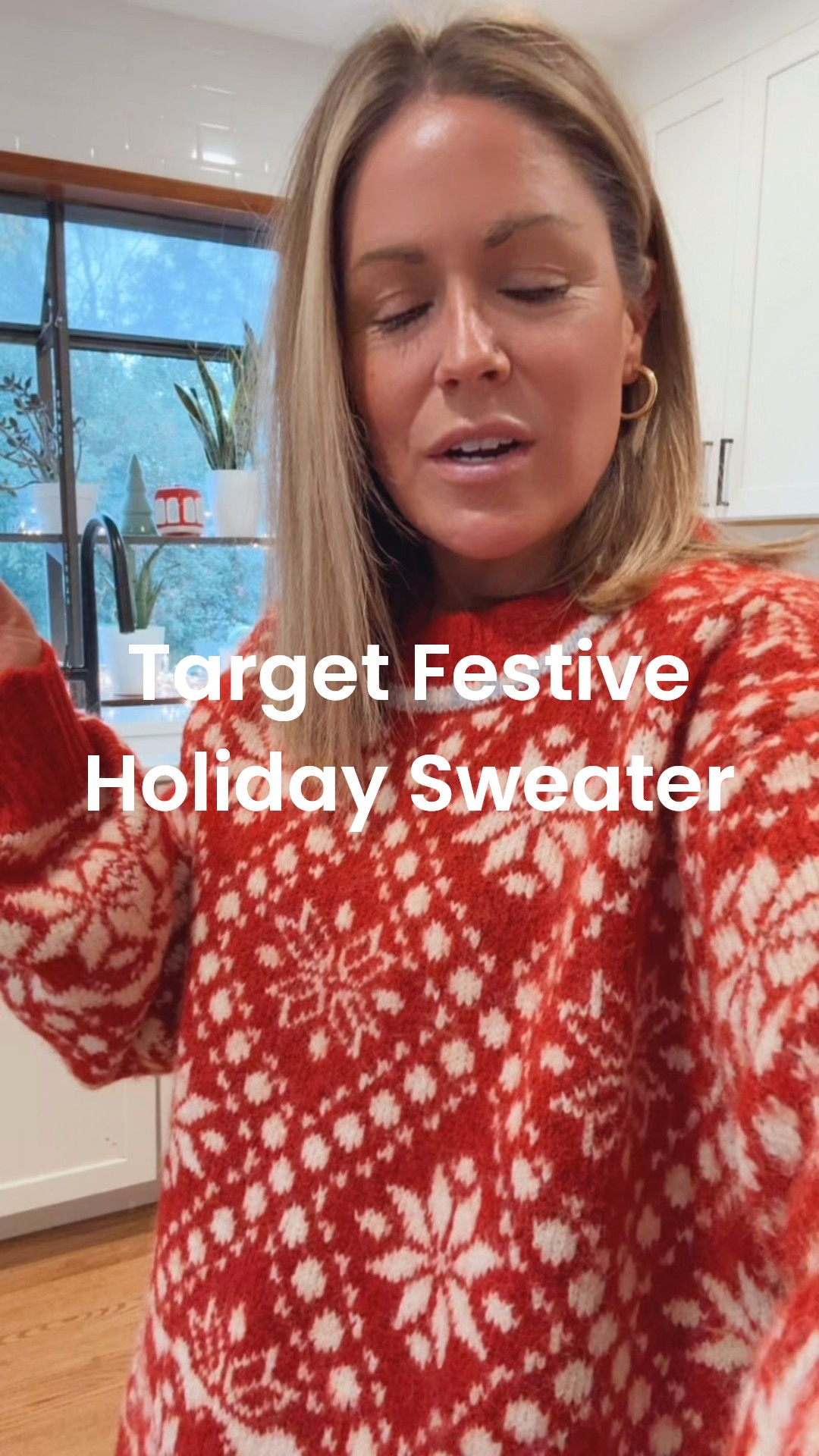 Target Festive Holiday Sweater! Wearing a M.

#LTKHoliday #LTKFindsUnder50 #LTKPetite
