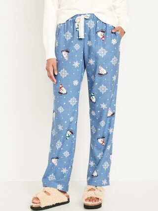 Mid-Rise Flannel Pajama Pants for Women | Old Navy (US)