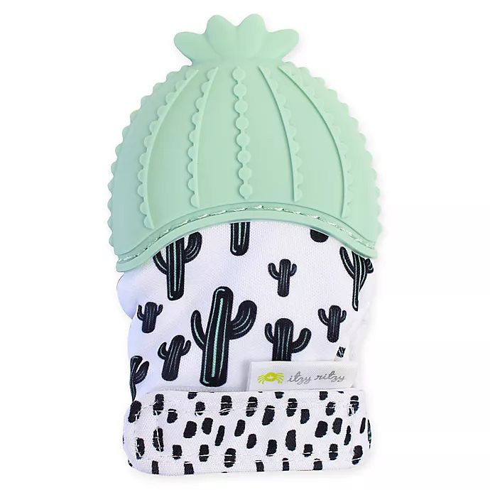 Itzy Ritzy® Silicone Cactus Teething Mitt in Green | buybuy BABY | buybuy BABY