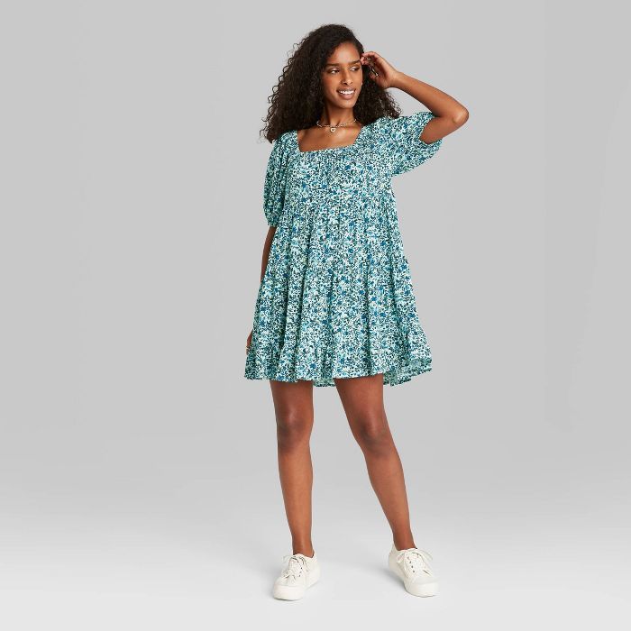 Women's Puff Short Sleeve Dress - Wild Fable™ | Target