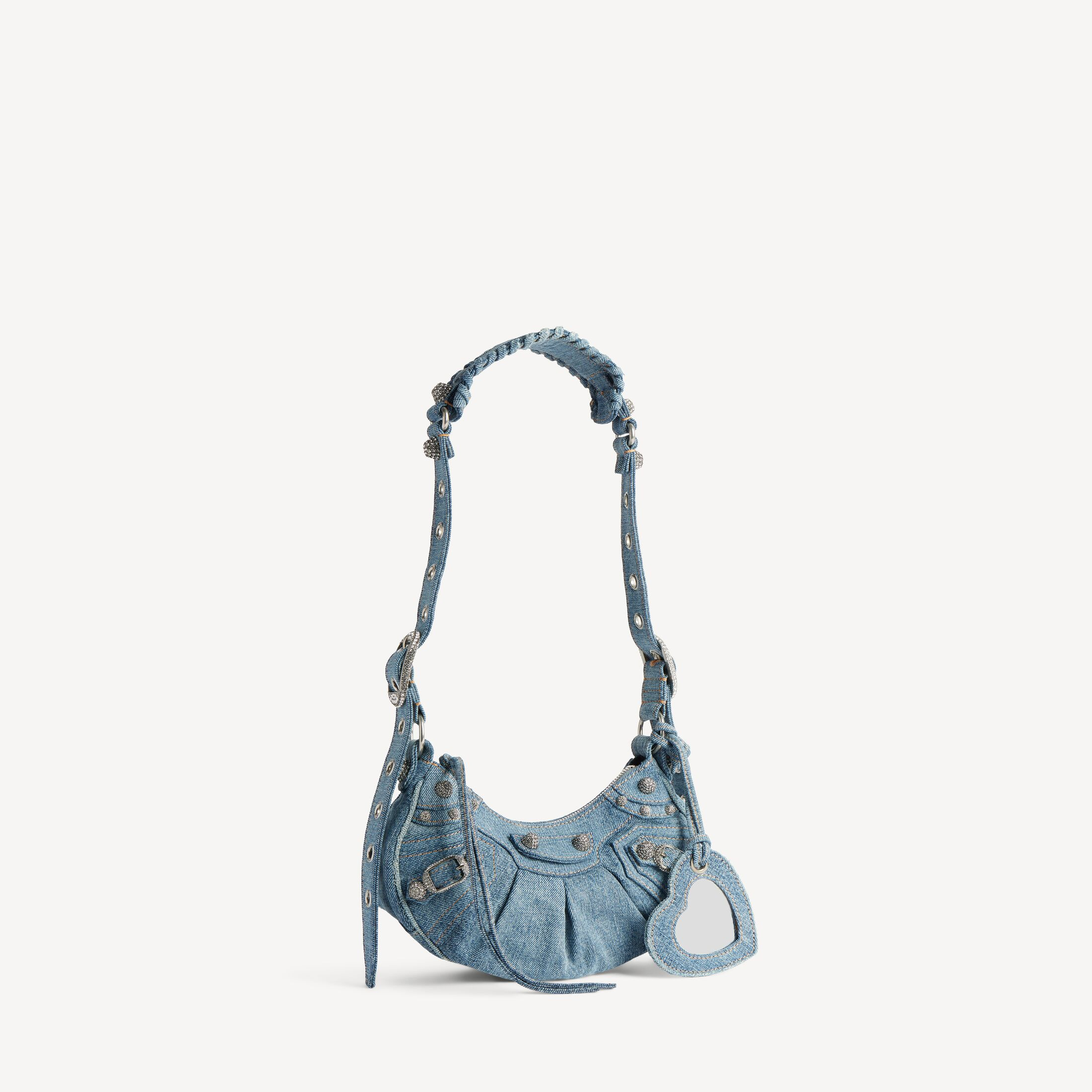 le cagole xs shoulder bag denim | Balenciaga