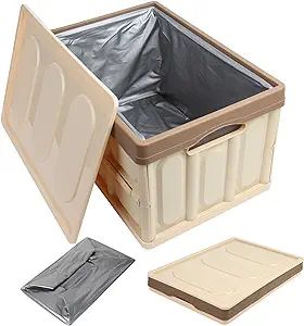 SUINARIM Trunk Organizer for Car Plastic Storage Bin for SUV Multifunctional Trunk Foldable Box W... | Amazon (US)