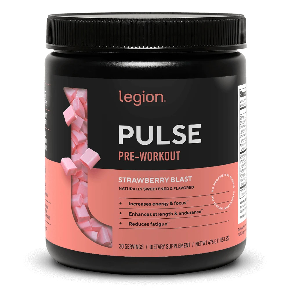 Legion Pulse | Naturally Sweetened & Flavored Pre-Workout Supplement | Legion Athletics