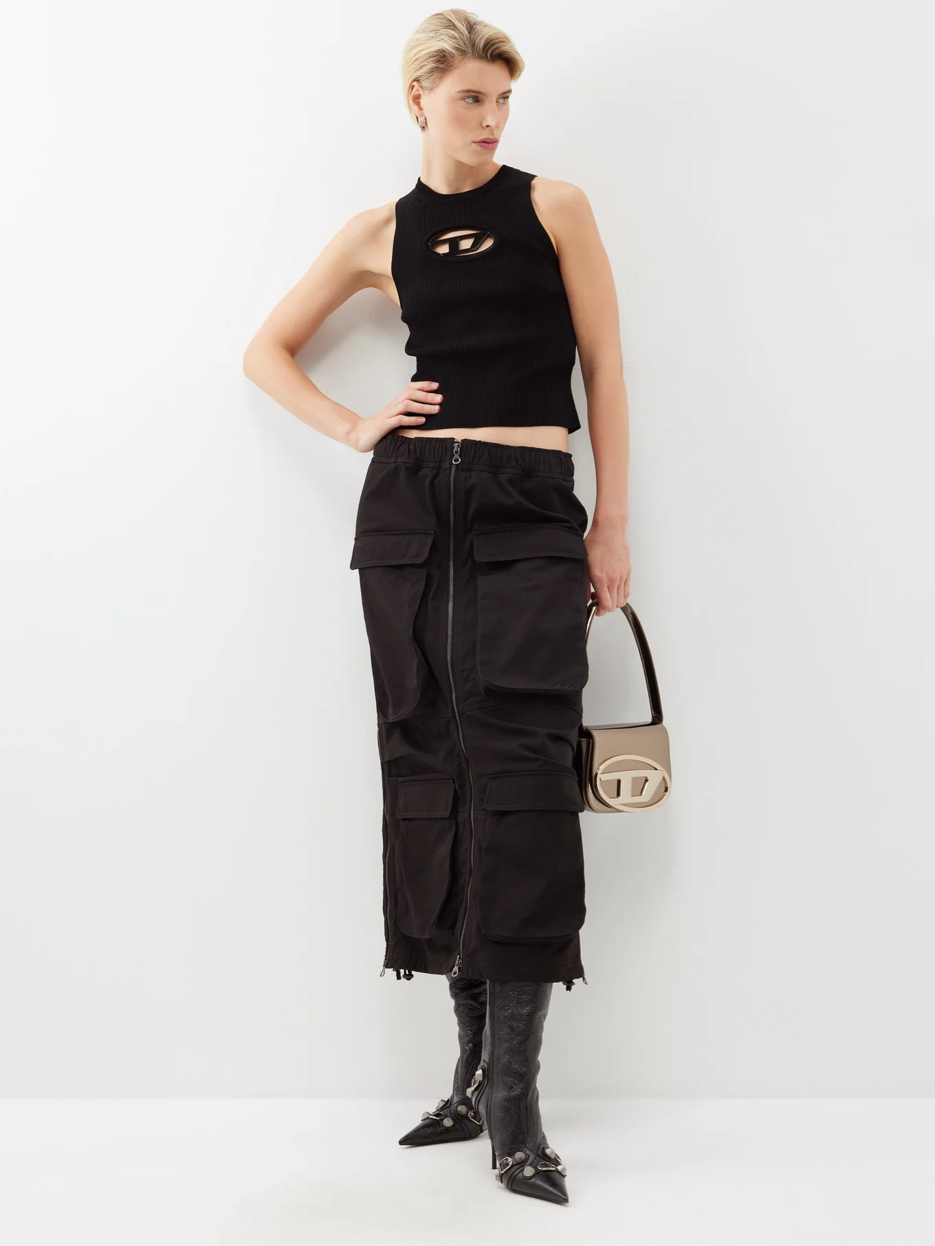 Mirt cargo-pocket twill skirt | Matches (UK)