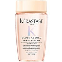 Kérastase Gloss Absolu Shampoo for All Hair Types with Glycolic Acid, Hyaluronic Acid & Wild Rose 80ml | Look Fantastic (UK)