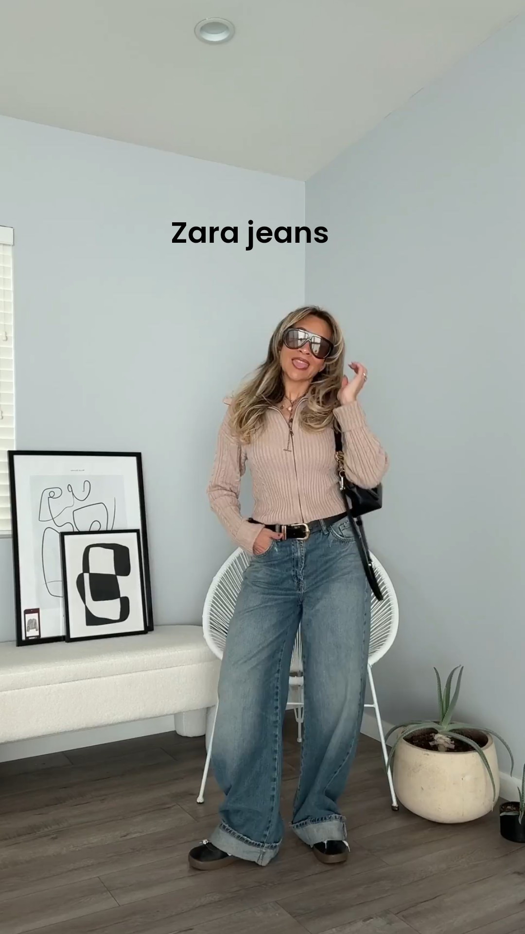 Zara jeans, cuffed jeans 

#LTKHoliday #LTKFindsUnder100 #LTKGiftGuide