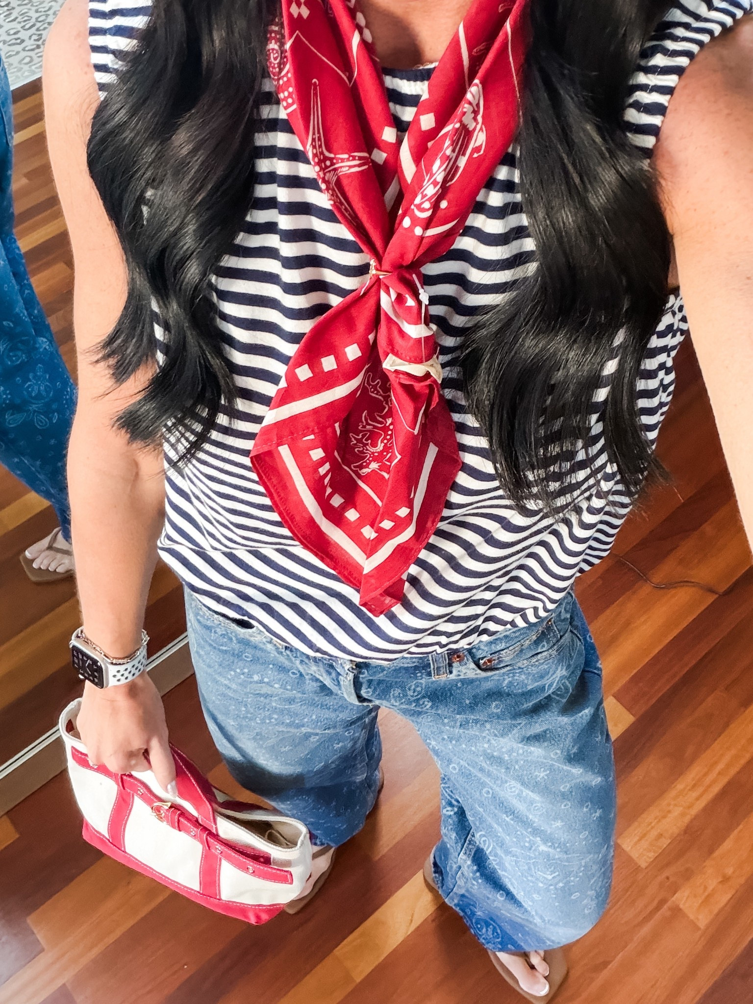 Small tank
0 jeans 
@Target 

#LTKFestival #LTKSeasonal #LTKootd