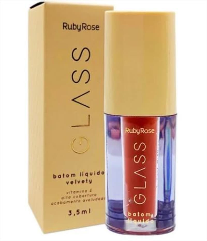 Batom Líquido Velvety BG06 Glass
        
            
                 - Ruby Rose | Beleza Na Web (BR)