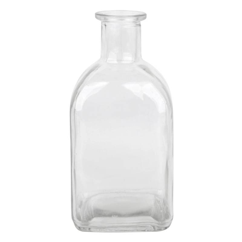 Clear Glass Square Bud Vase, 5" | At Home