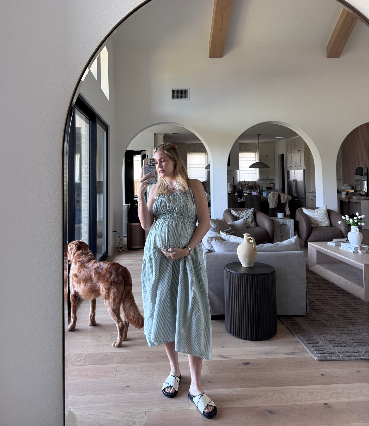 Summer maternity dress 