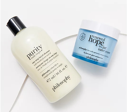 philosophy cleanser and glow skin-care set | QVC