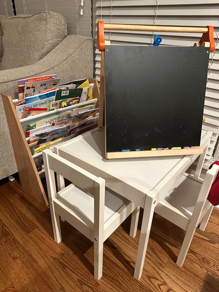linked Macrae book shelf, table + chairs, and similar art easel! All of these items are perfect gift ideas for Christmas or kid’s birthday!!

#LTKunder50 #LTKkids #LTKhome