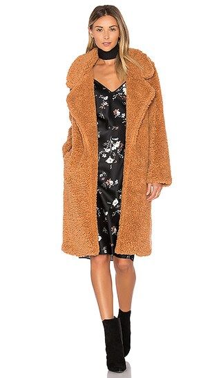 Tularosa Violet Long Shag in Camel | Revolve Clothing