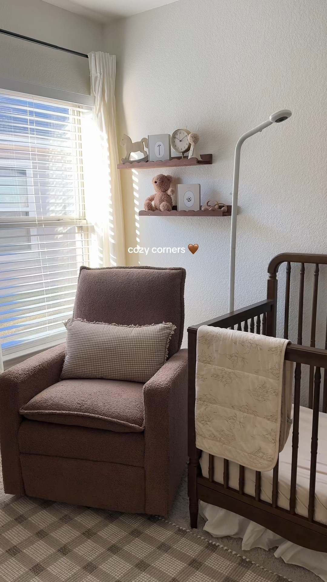 cozy nursery corner 🤎

#LTKHome #LTKBaby #LTKBump