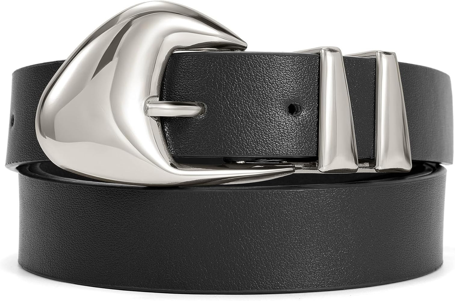 XZQTIVE Women's Leather Belts for Jeans Dress Pants Black Brown Belts for Women Ladies Waist Belt... | Amazon (US)