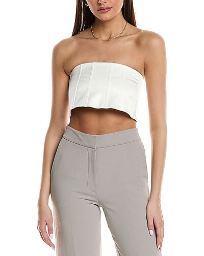 Silk-Blend Bandeau Top | Gilt & Gilt City