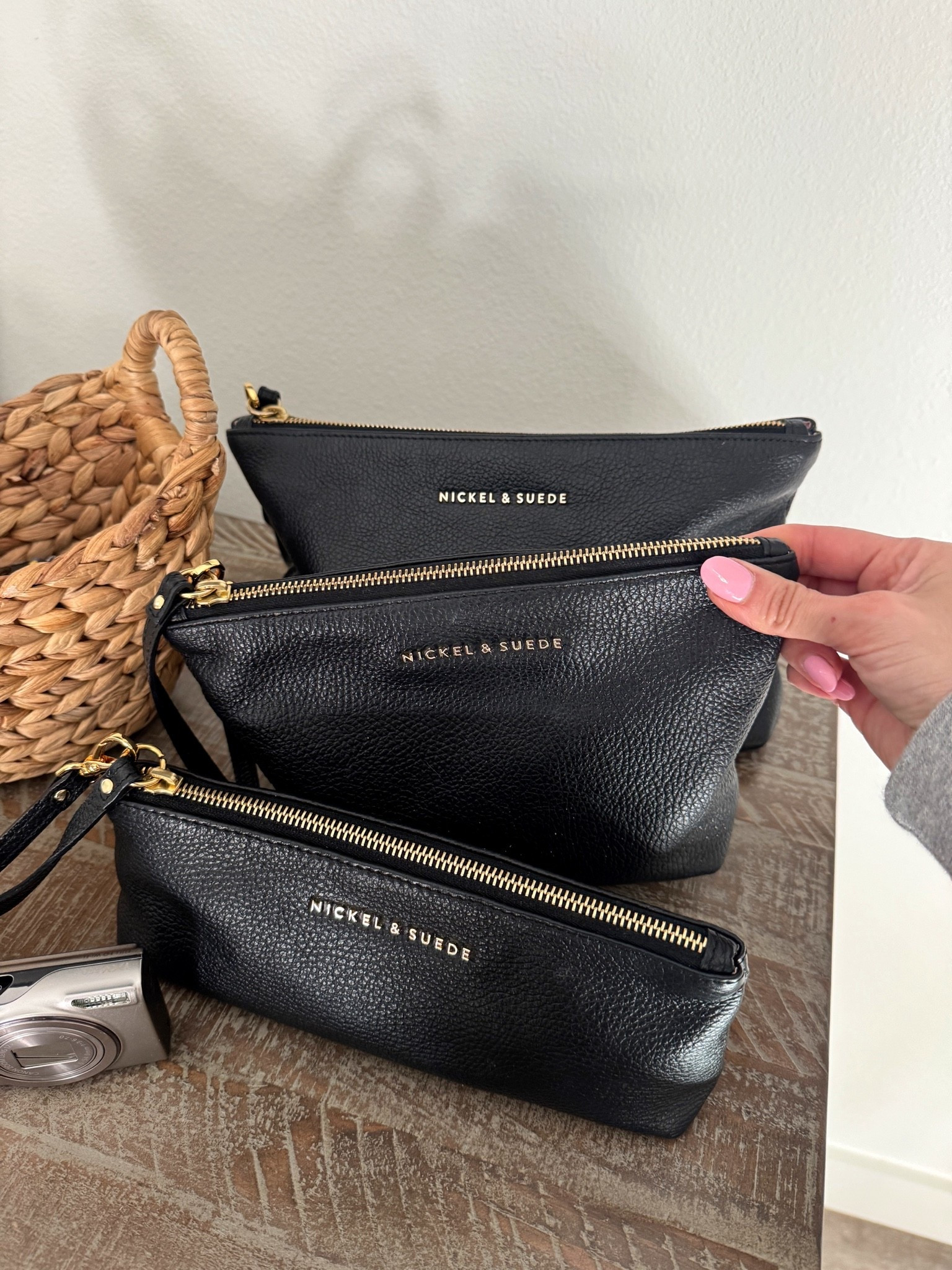 The best purse organizers. These are made in Italy and I designed them to be just the right size and shapes! You can buy one at a time, but you will want all three!