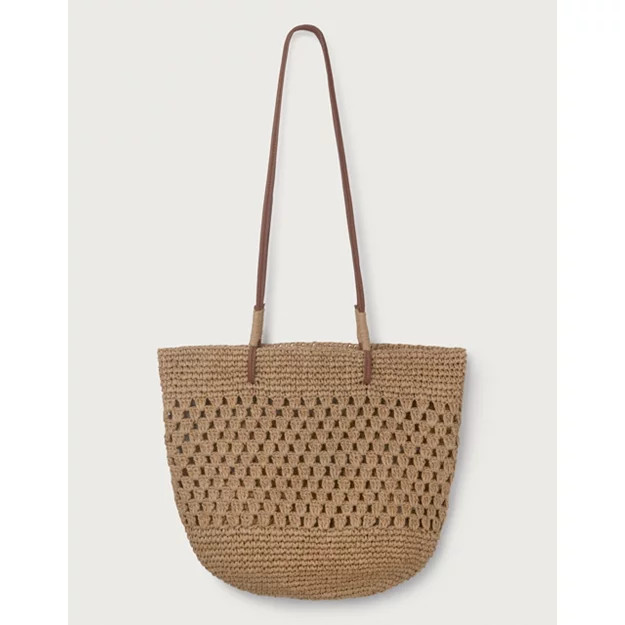 Wrap Handle Open Weave Shoulder Bag | Bags & Purses | The  White Company | The White Company (UK)