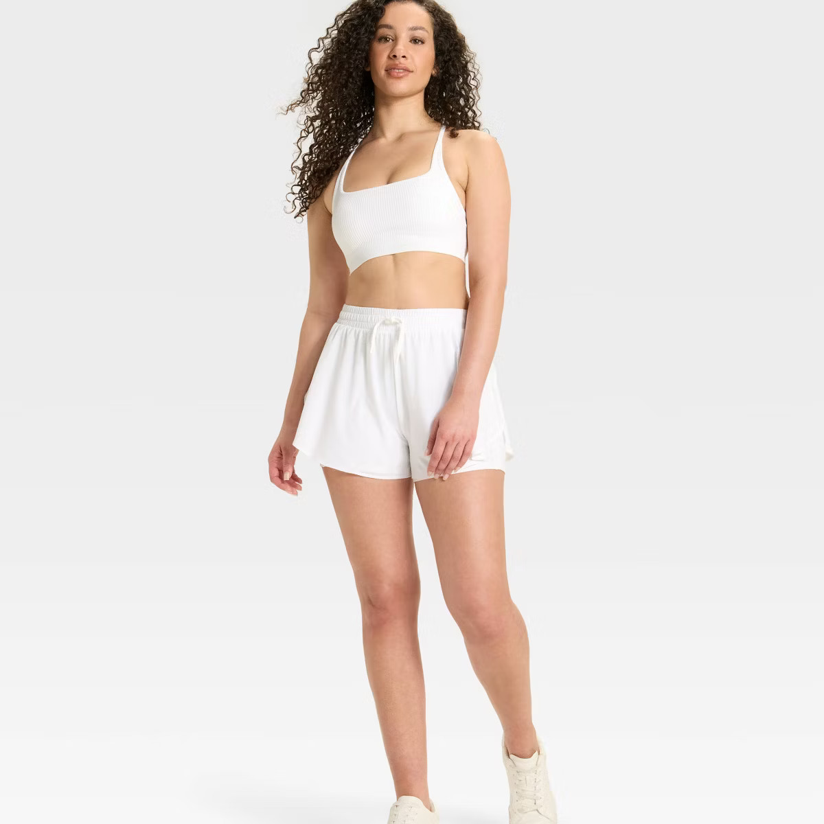 Women's Woven High-Rise Flutter Shorts 3" - All In Motion™ | Target