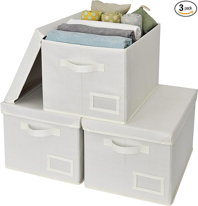 GRANNY SAYS Storage Baskets for Organizing, Linen Closet Shelf Organizers and Storage Containers ... | Amazon (US)