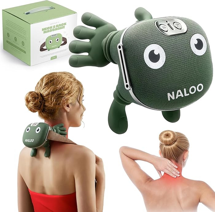 NALOO Moki \u2013 Cordless 6D Shiatsu Neck and Shoulder Massager with Heat \u2013 Wearable Hands-... | Amazon (US)