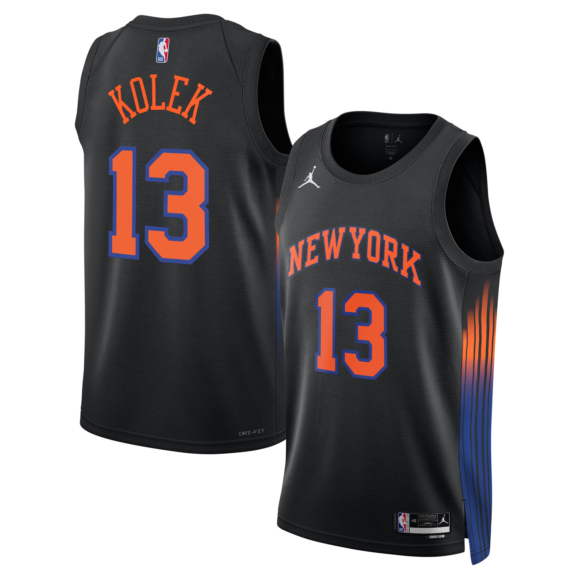 Unisex Jordan Brand Tyler Kolek Black New York Knicks Swingman Jersey - Statement Edition | Fanatics