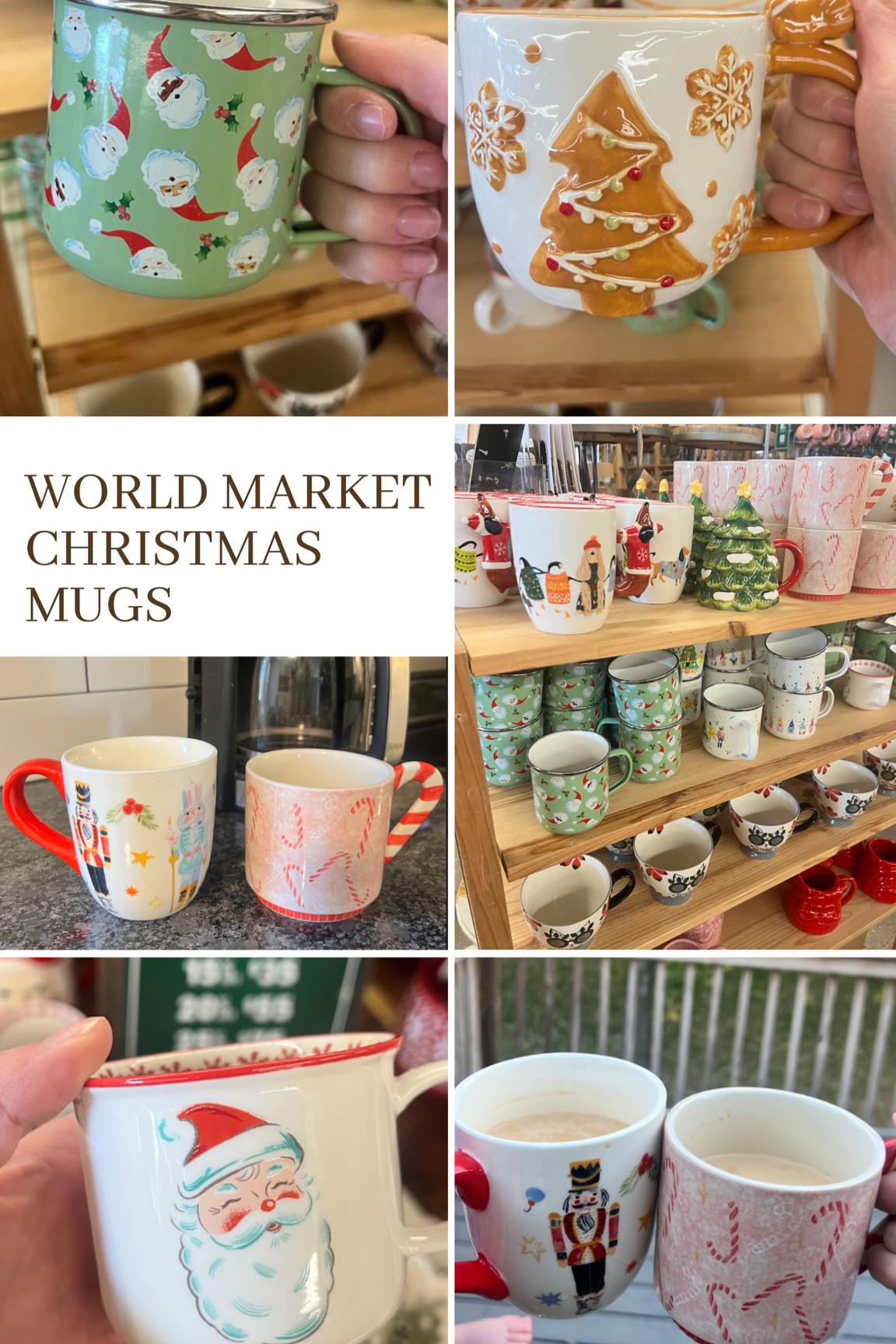World Market Christmas Mugs - Cute Christmas Coffee Mugs #Christmas #ChristmasMugs #HolidayMugs

#LTKHoliday #LTKSeasonal #LTKGiftGuide