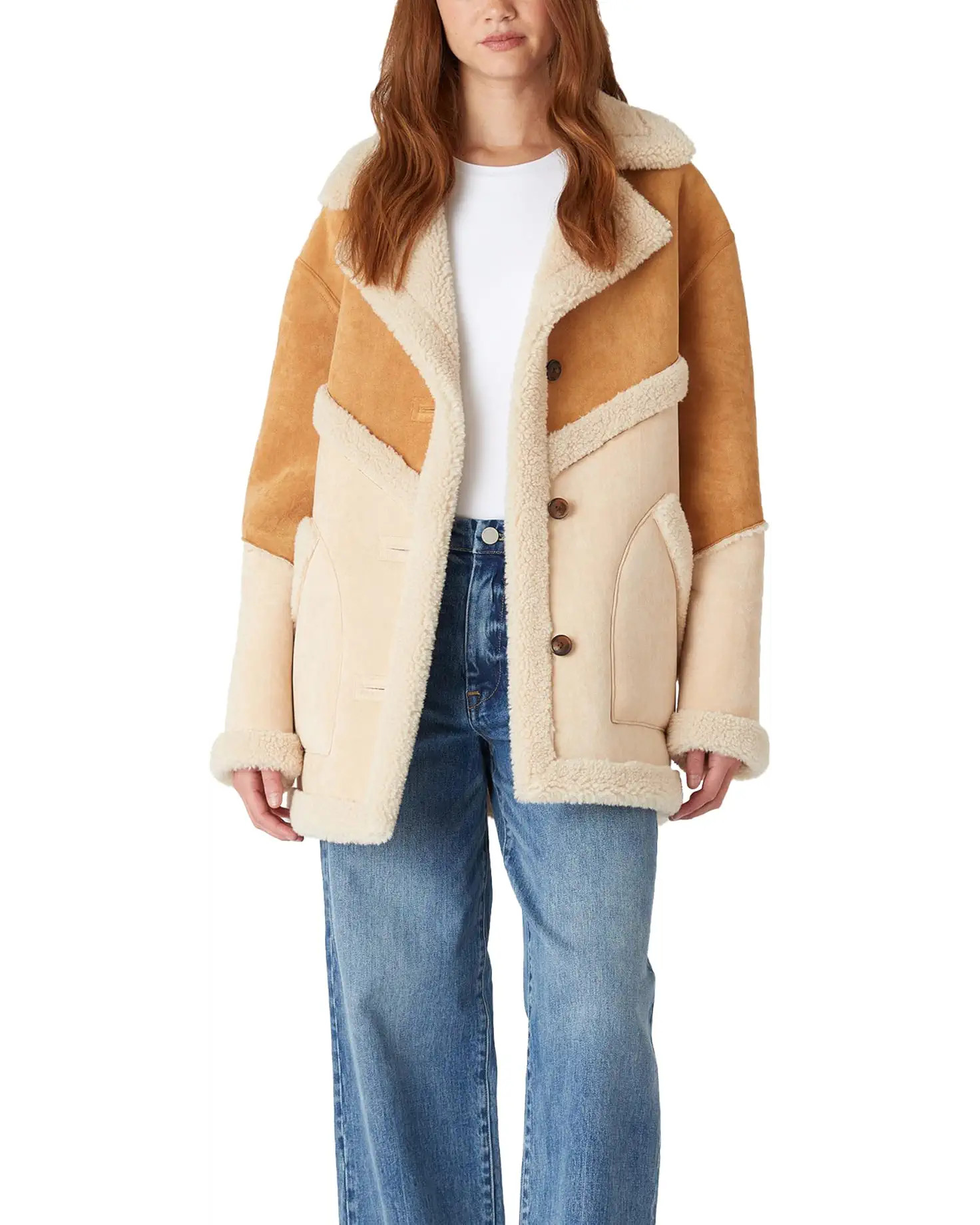 Faux Suede and Shepra Coat | Zappos