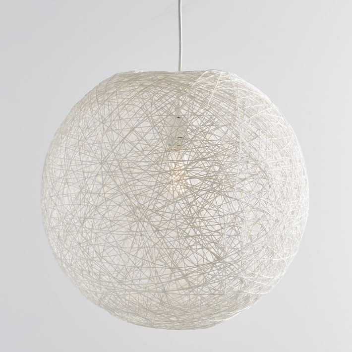 Woven Globe Chandelier (20") | Pottery Barn Teen