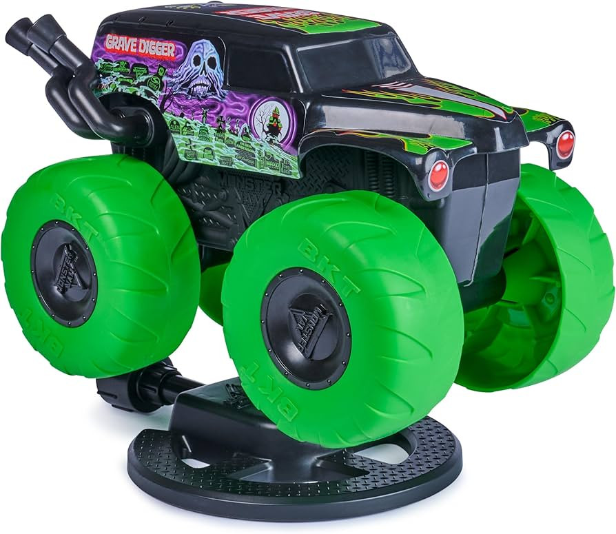 SwimWays Monster Jam Grave Digger Wild Whippin' Sprinkler with 360-Degree Spray, Pool Furniture &... | Amazon (US)
