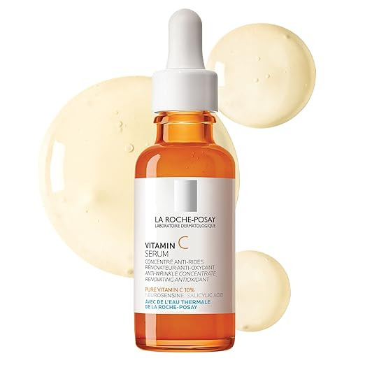 La Roche-Posay Pure Vitamin C Face Serum with Hyaluronic Acid & Salicylic Acid, Anti Aging Face S... | Amazon (US)