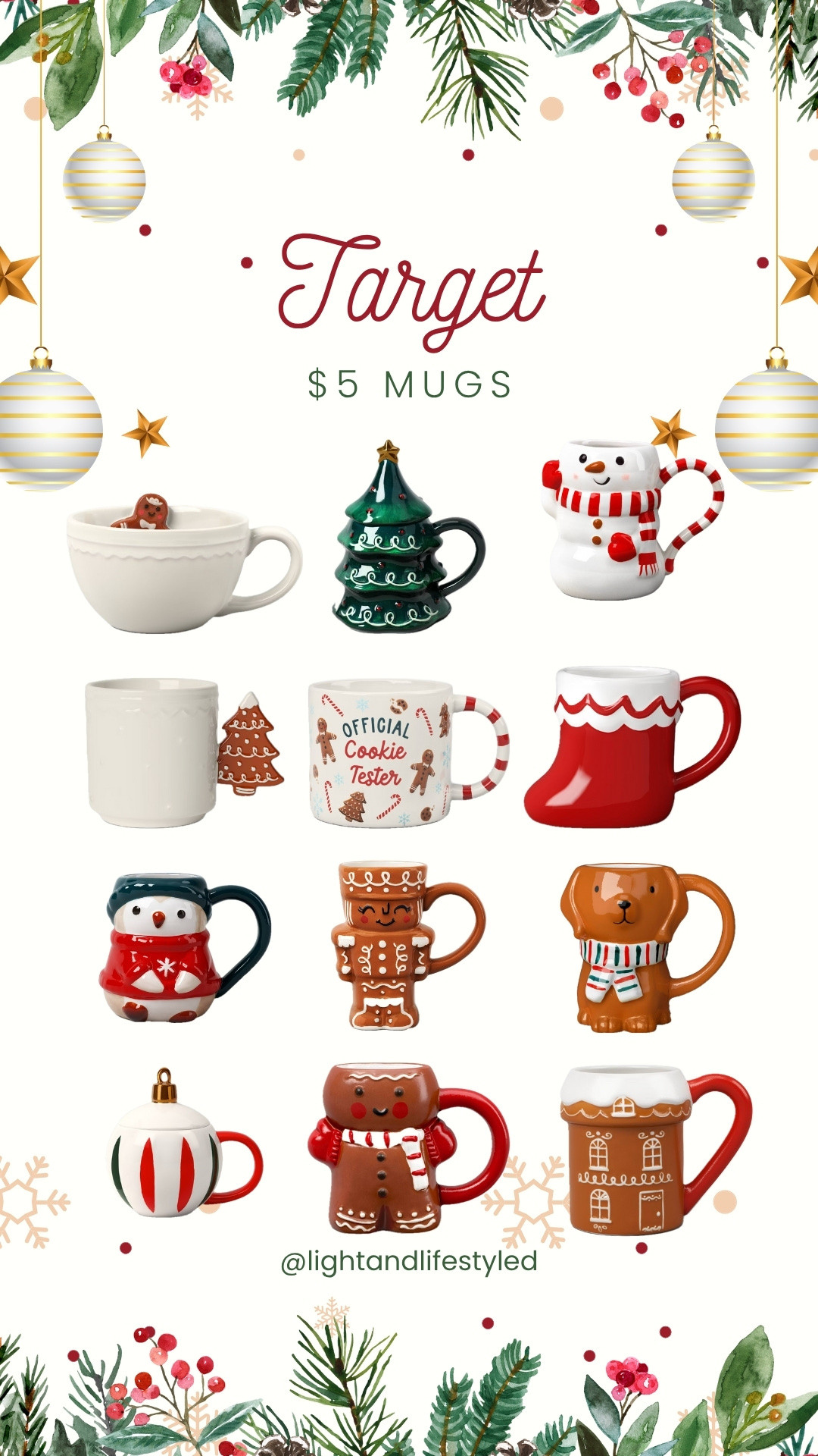 $5 Christmas mugs at Target!🎄

Christmas, home, gifts, target style

#LTKHome #LTKSaleAlert #LTKHoliday