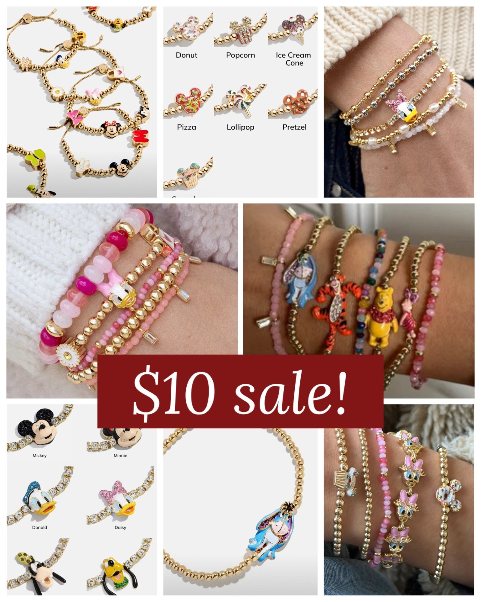 ✨ $10 BaubleBar Black Friday Bracelets ✨

L

The cutest Disney-inspired BaubleBar bracelets are only $10 today for Black Friday! 🎀✨ These make the best stocking stuffers, teacher gifts, park outfits, mommy-and-me sets, and add the happiest pop of sparkle to your everyday stacks.

So many styles included — classic character charms (Mickey, Minnie, Donald, Daisy, Goofy, Pluto), sweet treats (donut, cupcake, pizza, pretzel, popcorn, ice cream cone, lollipop), and the prettiest beaded & crystal stacks to mix and match. All of these in my collage are part of the $10 deal!

Grab your favorites before they sell out — these ALWAYS go fast! 💗🎄 Perfect to gift or keep for yourself.

All bracelets shown are BaubleBar and all are $10 for Black Friday!
Sizing is super flexible and stack-friendly.

✨ Disney charms
✨ Treat charms
✨ Beaded stacks
✨ Crystal tennis style
✨ Great for gifting
✨ Holiday stocking stuffers
✨ Park-day bracelets
✨ Budget-friendly jewelry
✨ Sparkly accessories
✨ BaubleBar Black Friday sale


#LTKFindsUnder50 #LTKCyberWeek #LTKGiftGuide